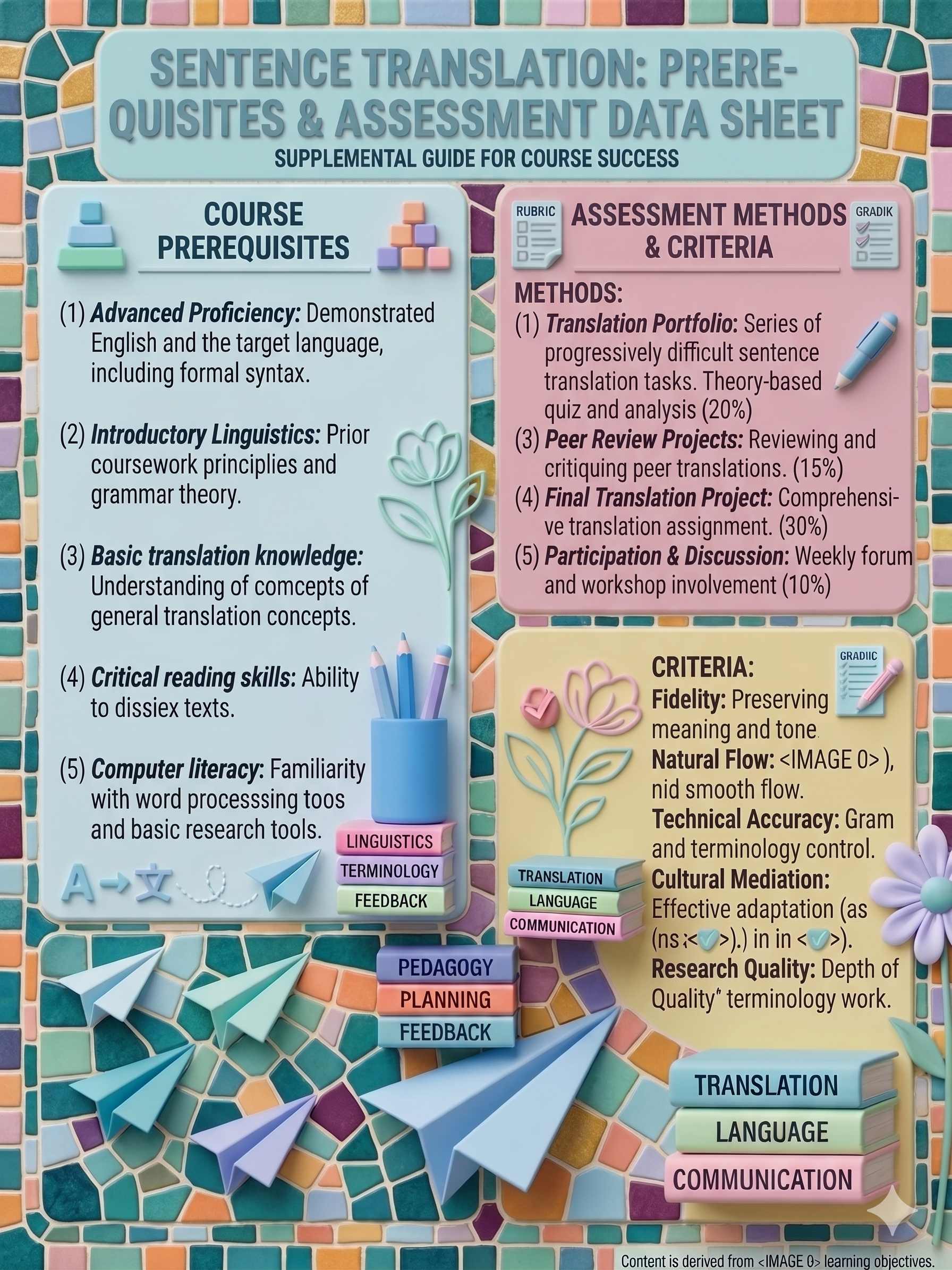 Prerequisites Assessment
